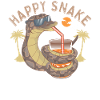serpent heureux