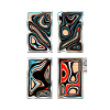 Abstract retro art print