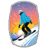 Snowboarding, snow and skiing