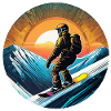 Snowboarding, snow and skiing