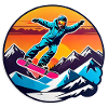 Snowboarding, snow and skiing