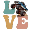 Monster Truck LOVE Groovy