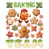 Cookie Baking Team Christmas