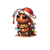 Weihnachten Lichterkette Küchenschabe
