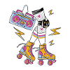Retro Rollers Groove Vibes