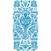 Blue organic pattern