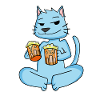 Chat à la bière