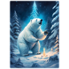 Winterlandschaft Bären 1.6