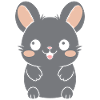 Petit chinchilla mignon