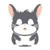 Petit chinchilla mignon