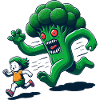 Monsters Broccoli Funny