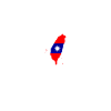 Taiwan Map Taiwanese Flag Taiwanese