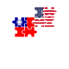 Taïwan USA Drapeau Américain Taïwanais