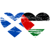 Ecosse Palestine drapeau coeur utilisé