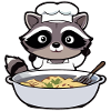 Cuisinier de raton laveur
