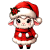 Cute sheep Christmas T-shirt