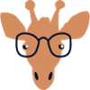 Giraffe with a view