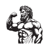 Bodybuilder Muskeln Fitness