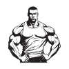 Bodybuilder Muscles Workout Gym
