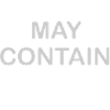 May contain alcohol