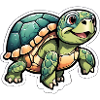 Cute Water Turtle