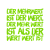 was der Wert wert ist