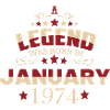 Janvier 1974 Anniversaire