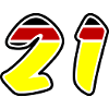 21 Number symbol Germany