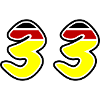 33 Symbole numérique Allemagne