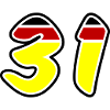 31 Number symbol Germany
