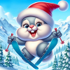 Bunny Jumping Ski Christmas