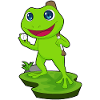 Frosch Baseball Baseballschläger Sport