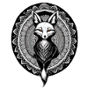 Fox Mandala Drawing Foxes