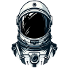 Astronautenporträt im All