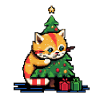Christmas cat