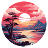 Red sunrise