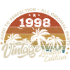 Millésime 1998 Anniversaire Rétro 1998