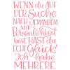 Persönlichkeit in Pink