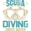 Scuba Diving Under Water Icon Tee