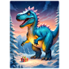 Winterlandschaft Dino 3.7