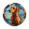 Braque du Bourbonnais Hunderasse Buntglas Colo