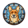 Karpatenschäferhund Rasse Buntglas Farbe
