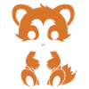 Fox Love Little Red Panda