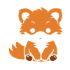 Fox Love Little Red Panda