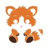 Fox Love Little Red Panda