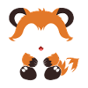 Fox Love Little Red Panda