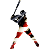 American Flag Baseball Distressed