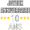 Joyeux Anniversaire 10 Ans