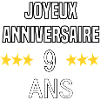 Joyeux Anniversaire 9 Ans