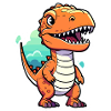 Tyrannosaurus Rex Dinosaur Drawing